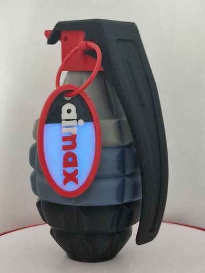 Airmax Grenade-Shaped Keychain