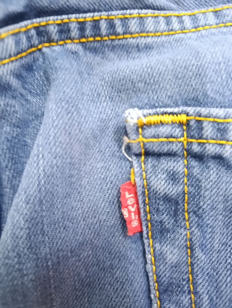 Levi's 501 W36 L34 vintage levis jeans usato unisex image 7