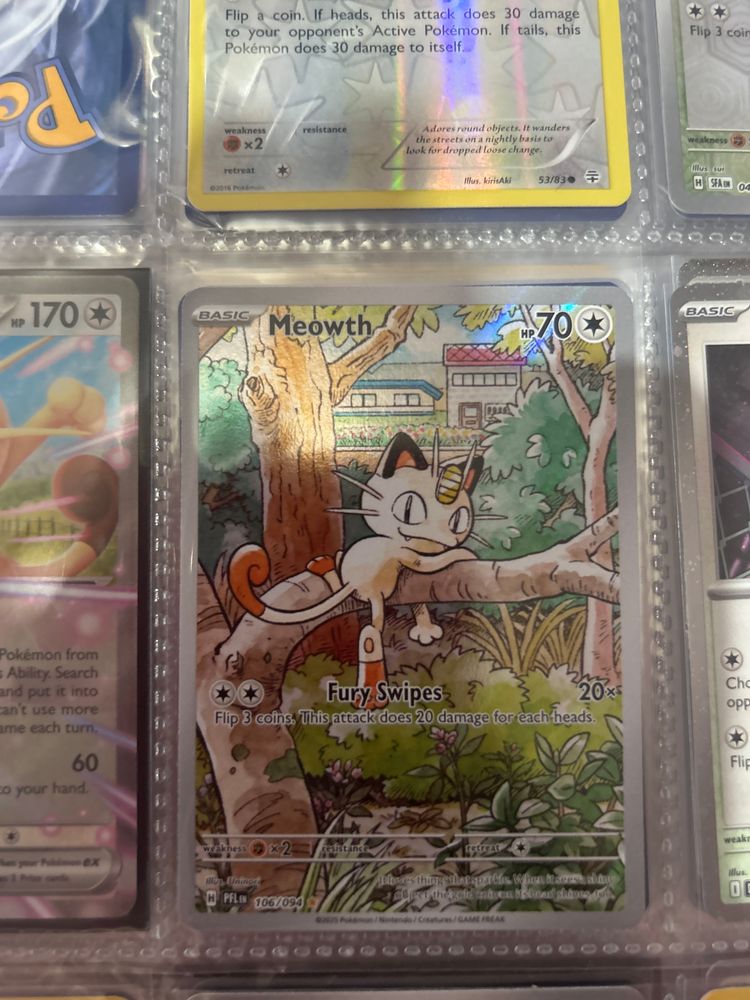 Meowth Pokémon Trading Card