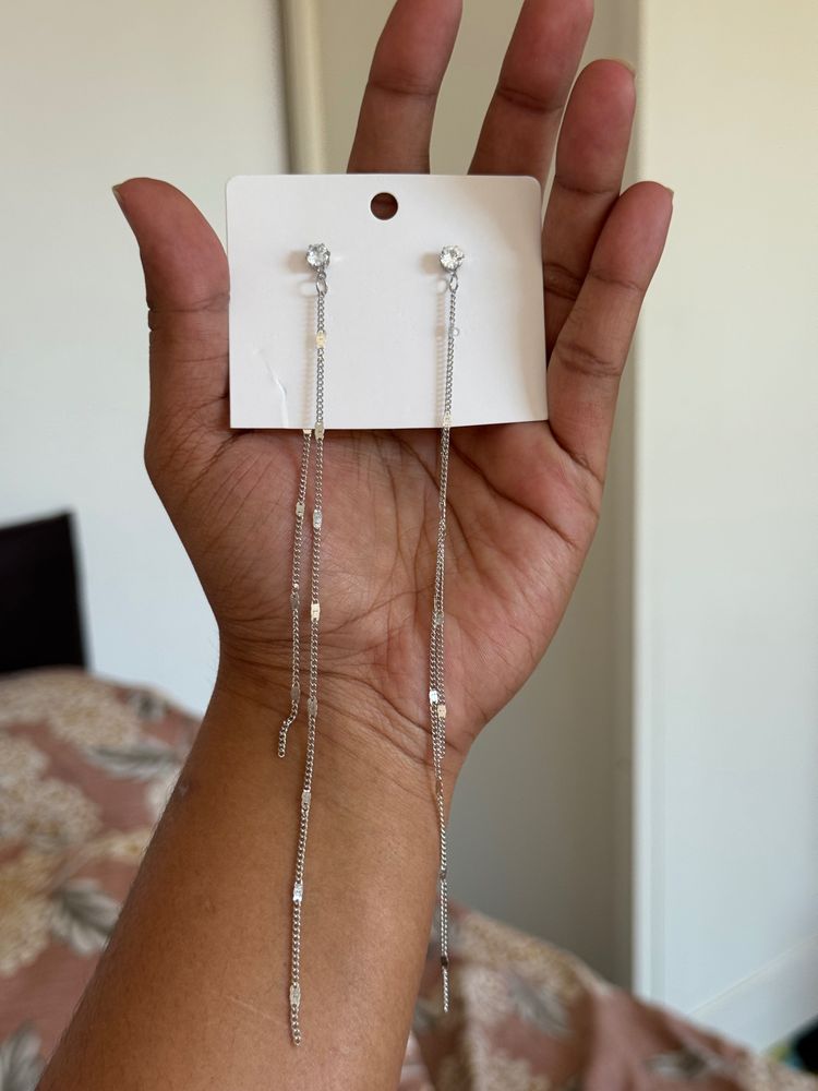long chain dangle earrings