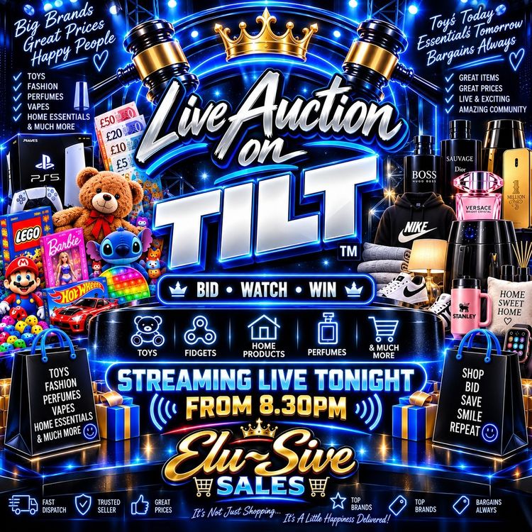 Live Auction On Tilt - Elu-Sive Sales image 2