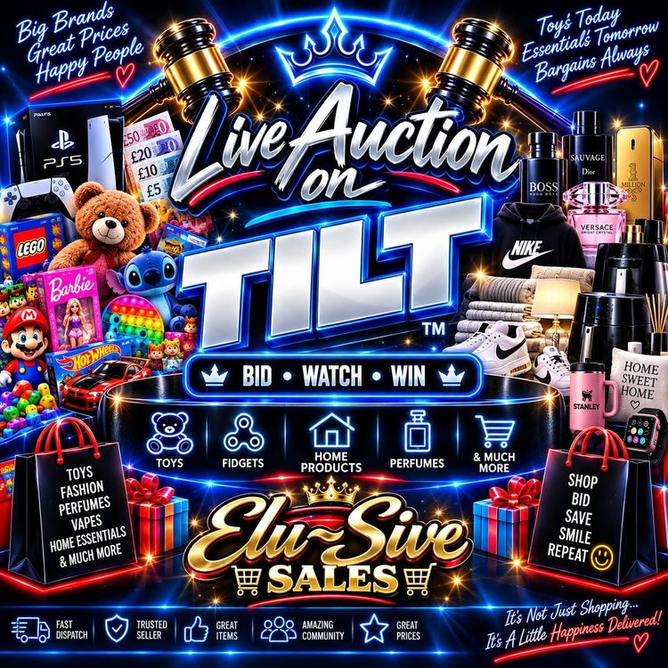 Live Auction On Tilt - Elu-Sive Sales image 1