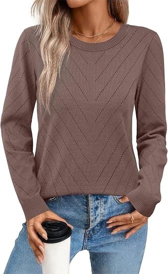 Brown Knitted Sweater obraz 1