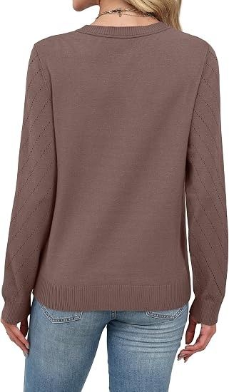 Brown Knitted Sweater obraz 3