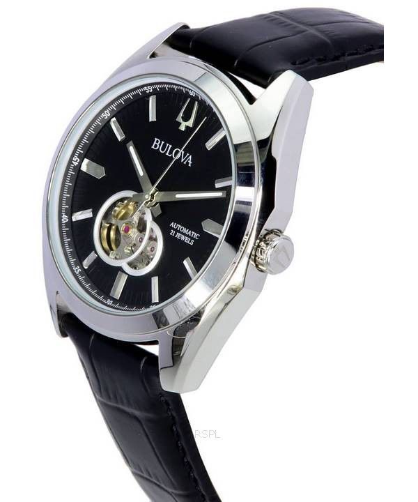 Immagine di Bulova Marine Star Open Heart Blue Dial Automatic Diver's 96A291 200M Men's Watch 3