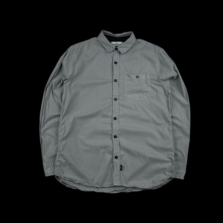 matsiland  Stone Island 2015 Grey Cotton Overshirt - Large product image