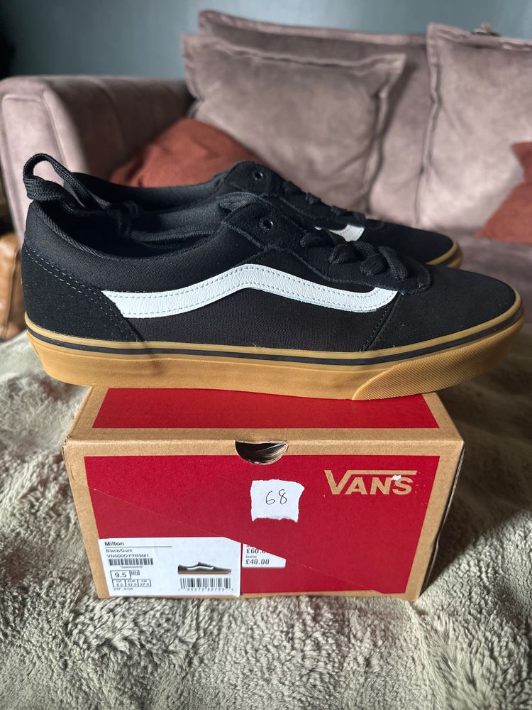 Vans Black And White Miltons