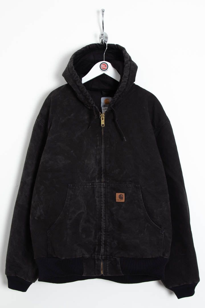 Carhartt J130 Duck Canvas Active Hooded Jacket (L) image 1