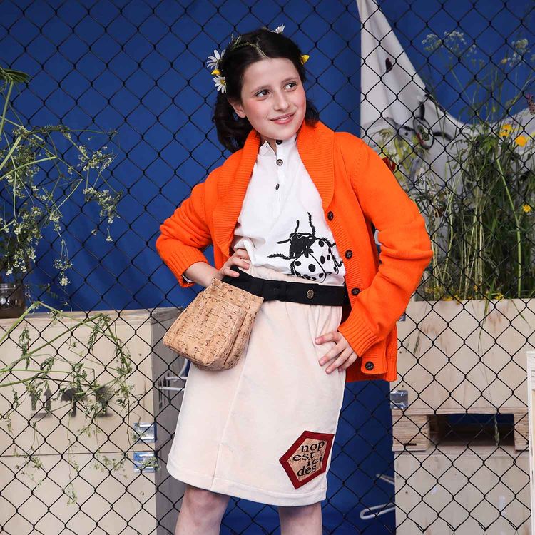 The Everyday Cardigan — Orange 4