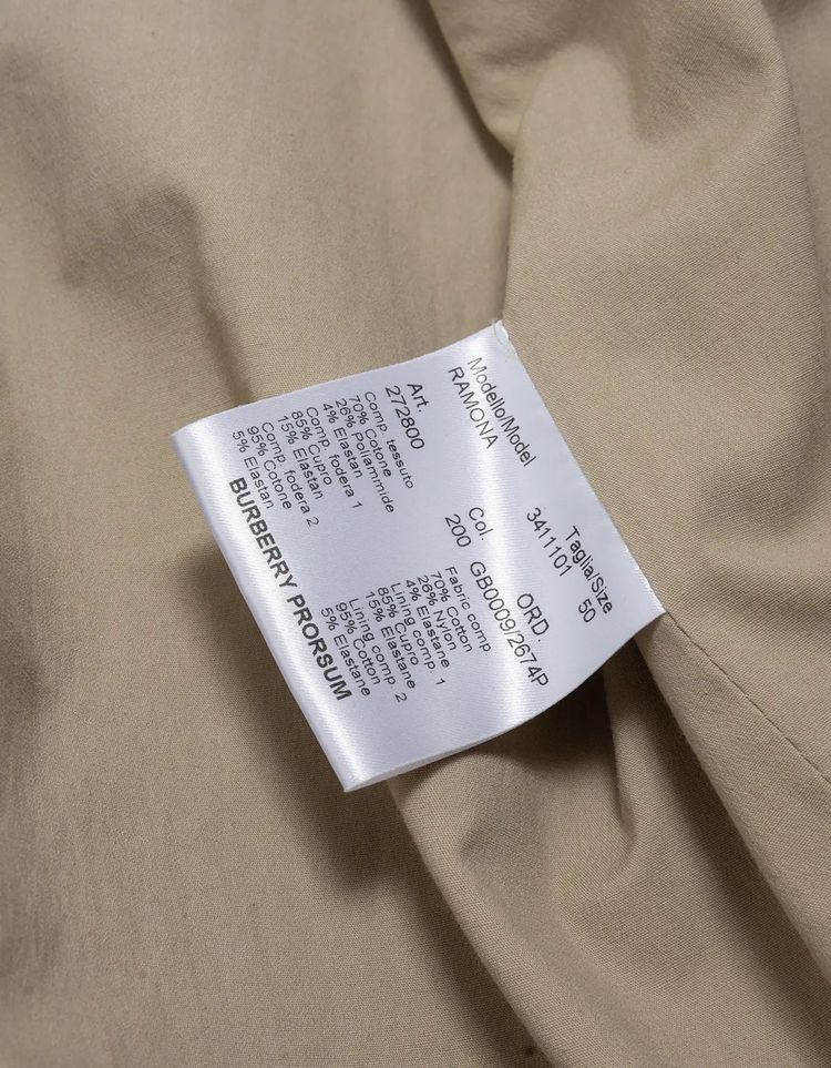 Burberry Prorsum Ramona Mens Cotton Blend Harrington Jacket image 8