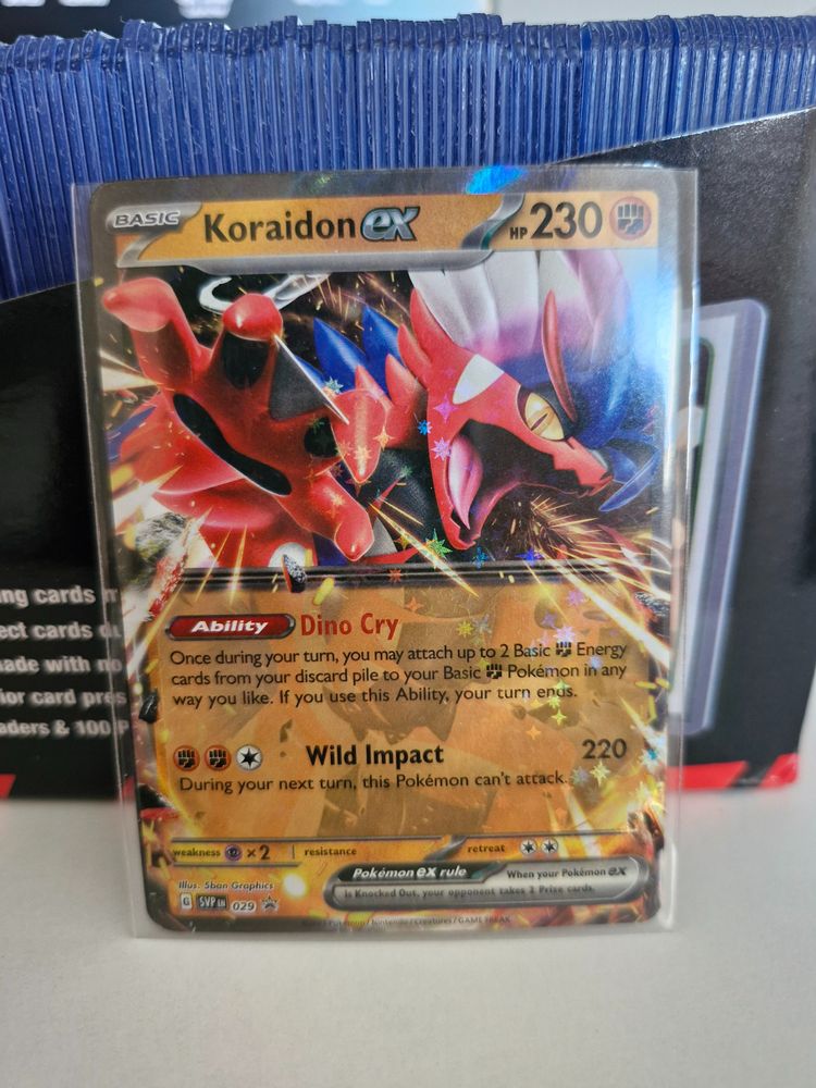 Koraidon Ex Trading Card imagen 1