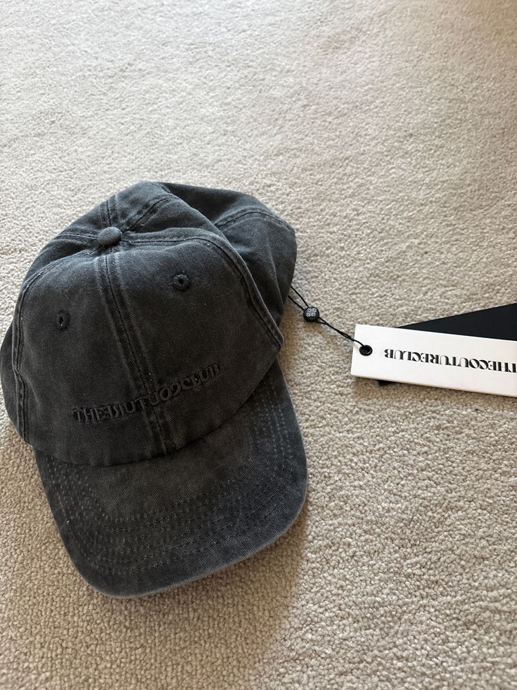 The Couture Club Black Washed Baseball Cap image 1