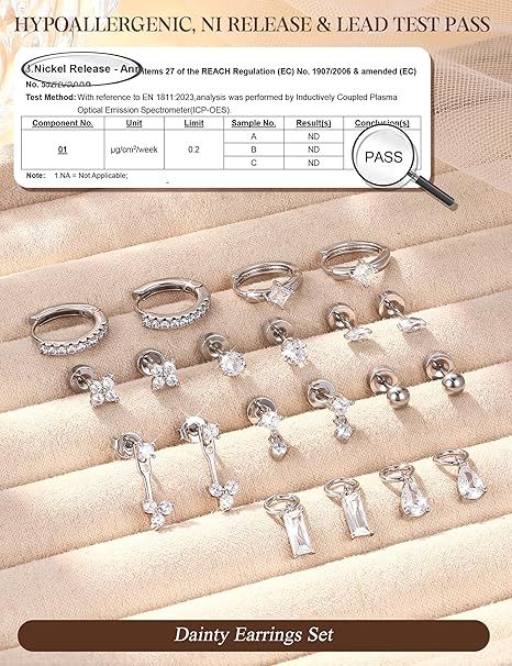 Dainty Earring Stack Set 4