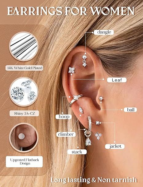 Dainty Earring Stack Set 2