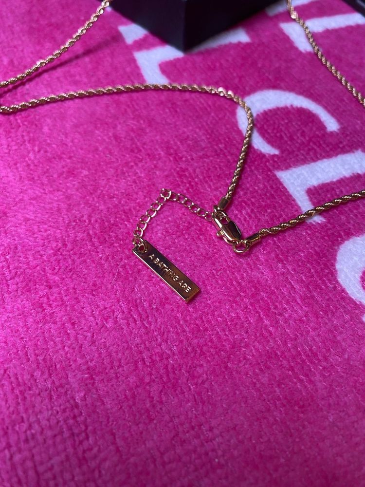 AW2026 A Bathing Ape Coin Pendant Chain Necklace image 2