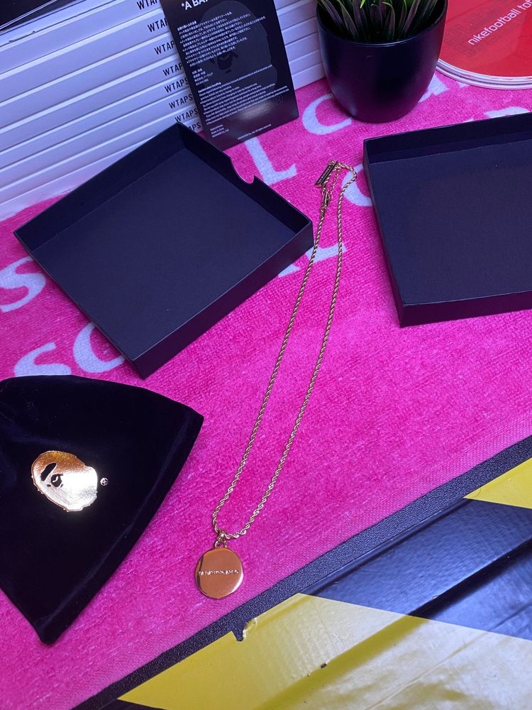 AW2026 A Bathing Ape Coin Pendant Chain Necklace image 6