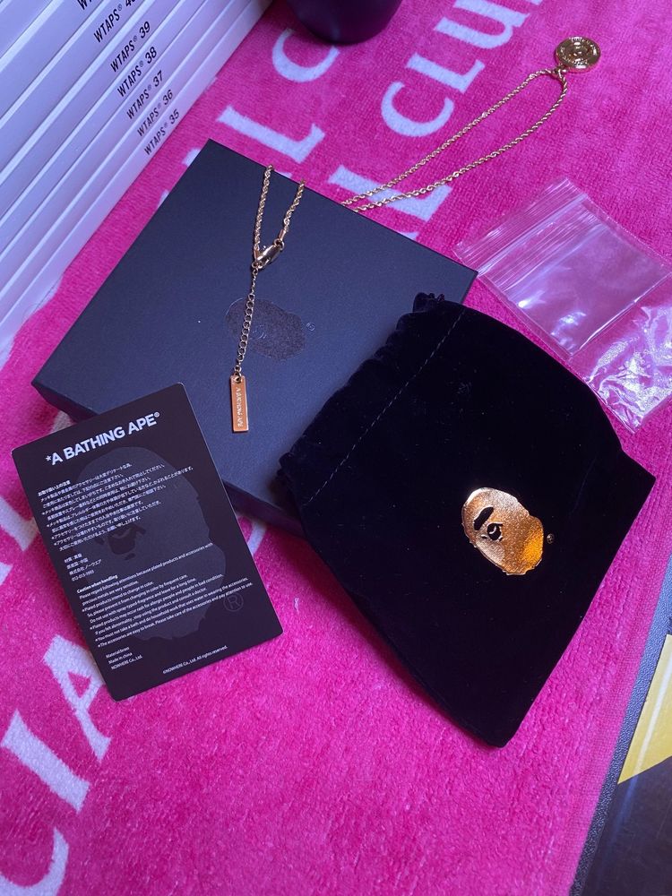 AW2026 A Bathing Ape Coin Pendant Chain Necklace image 7
