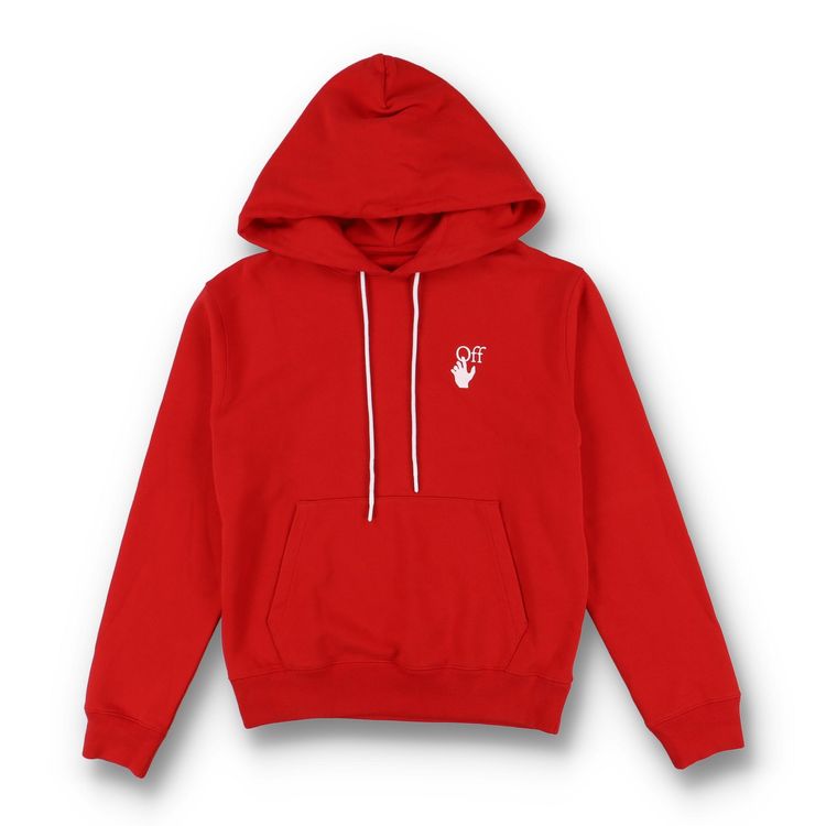 Off-White Red Pascal Skeleton Arrows Hoodie 8