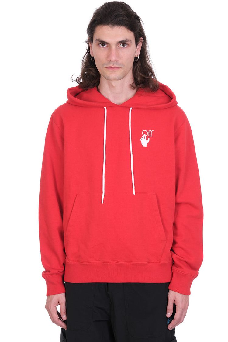 Off-White Red Pascal Skeleton Arrows Hoodie 5