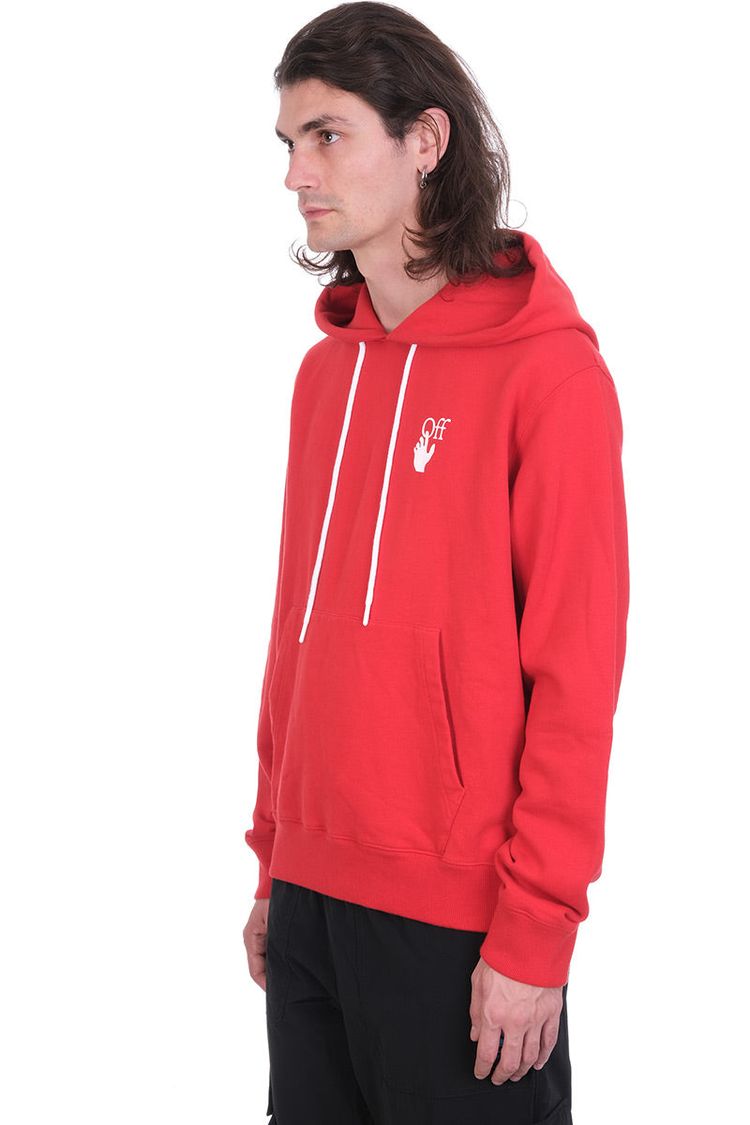 Off-White Red Pascal Skeleton Arrows Hoodie 2