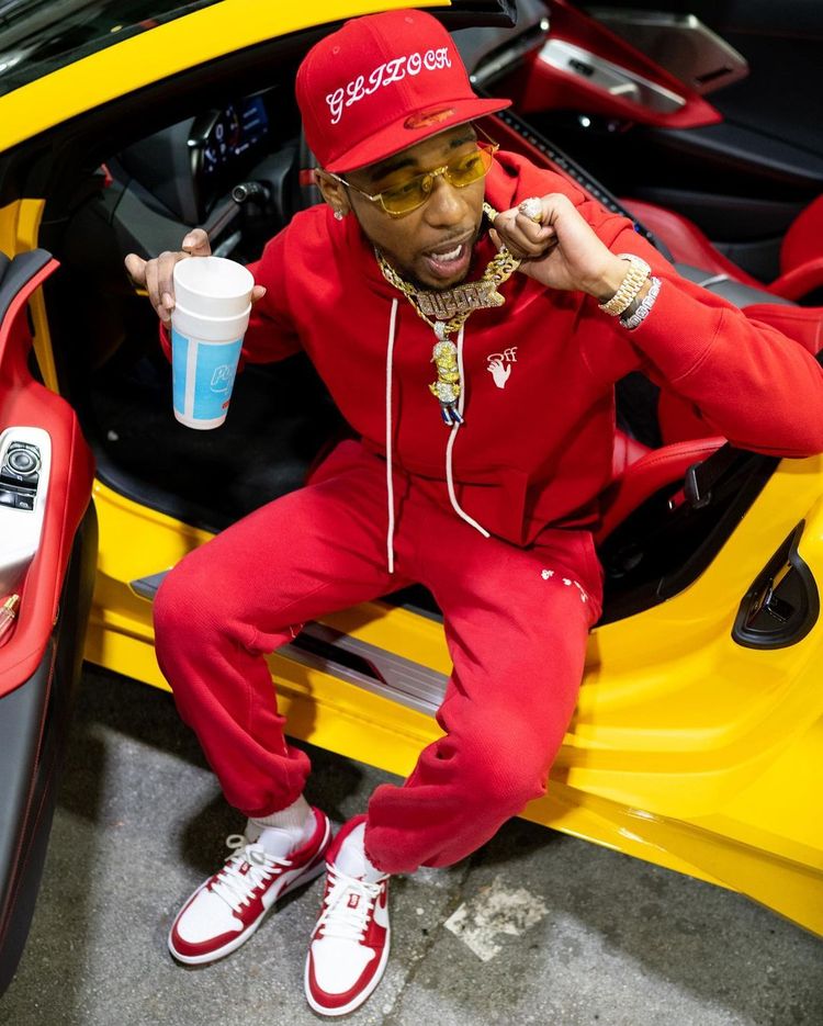 Off-White Red Pascal Skeleton Arrows Hoodie 7