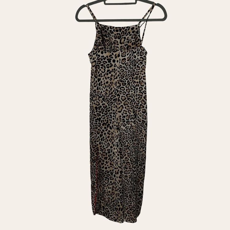 Topshop Leopard Print Jumpsuit image 1