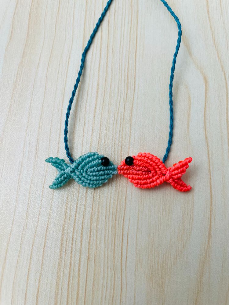 Beaded Fish Necklace