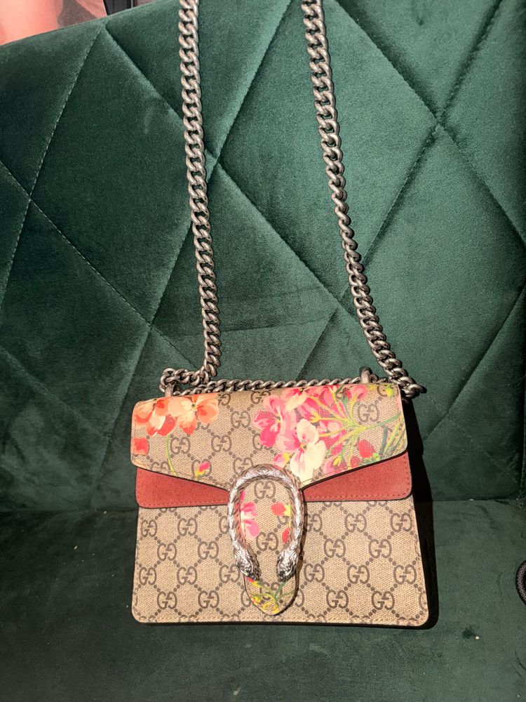 Gucci Dionysus Floral Print Gg Supreme Canvas Shoulder Bag image 8