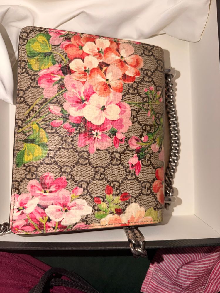 Gucci Dionysus Floral Print Gg Supreme Canvas Shoulder Bag image 7