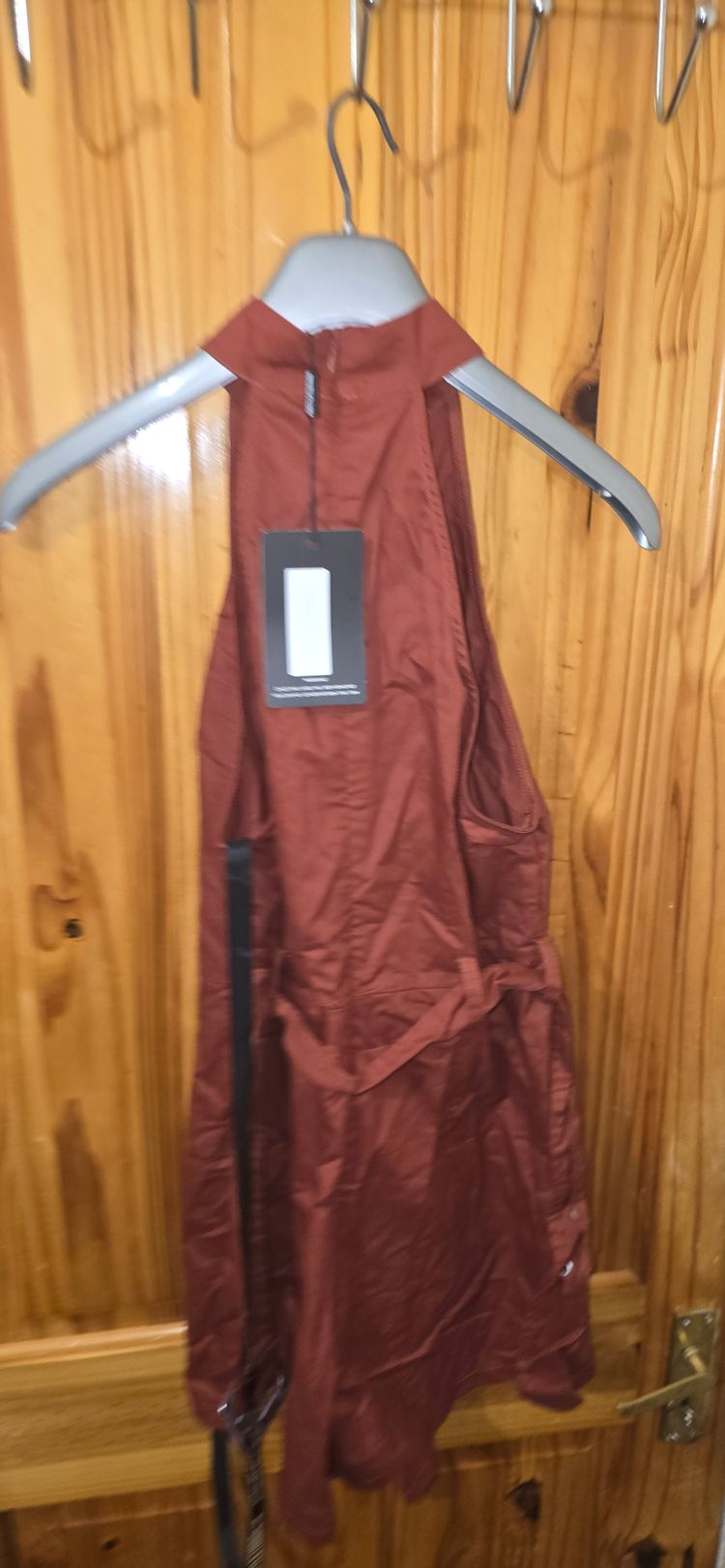 Other Rust Brown Sleeveless Halter Neck Top product image