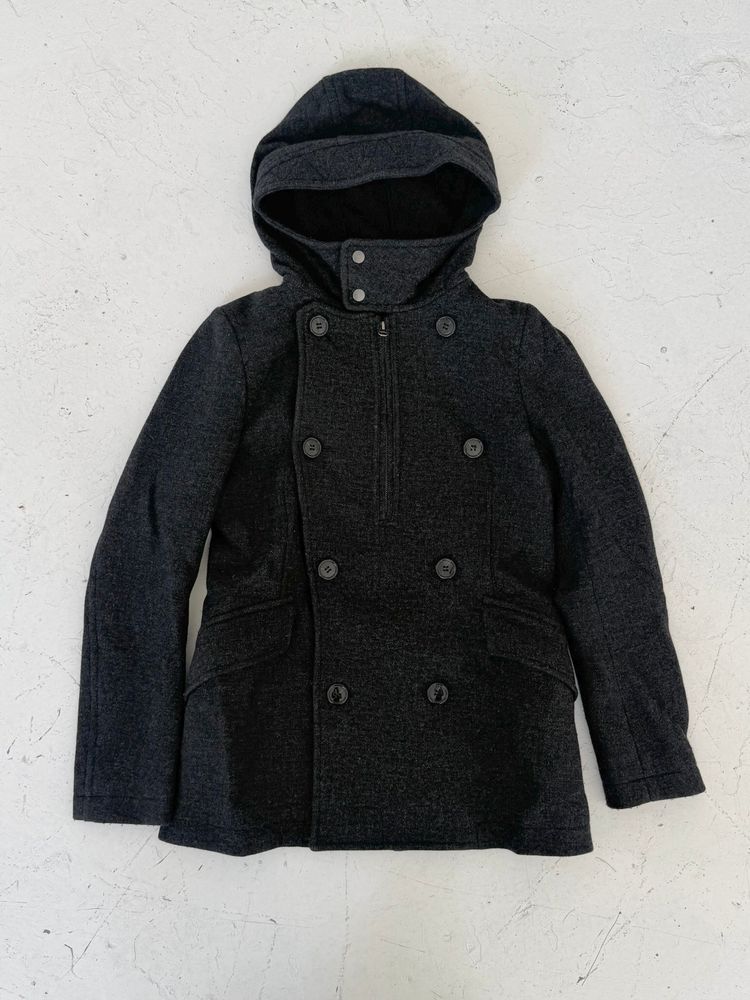 Immagine di '00s Cabane De Zucca By Issey Miyake Sniper Pea Coat (S) 5