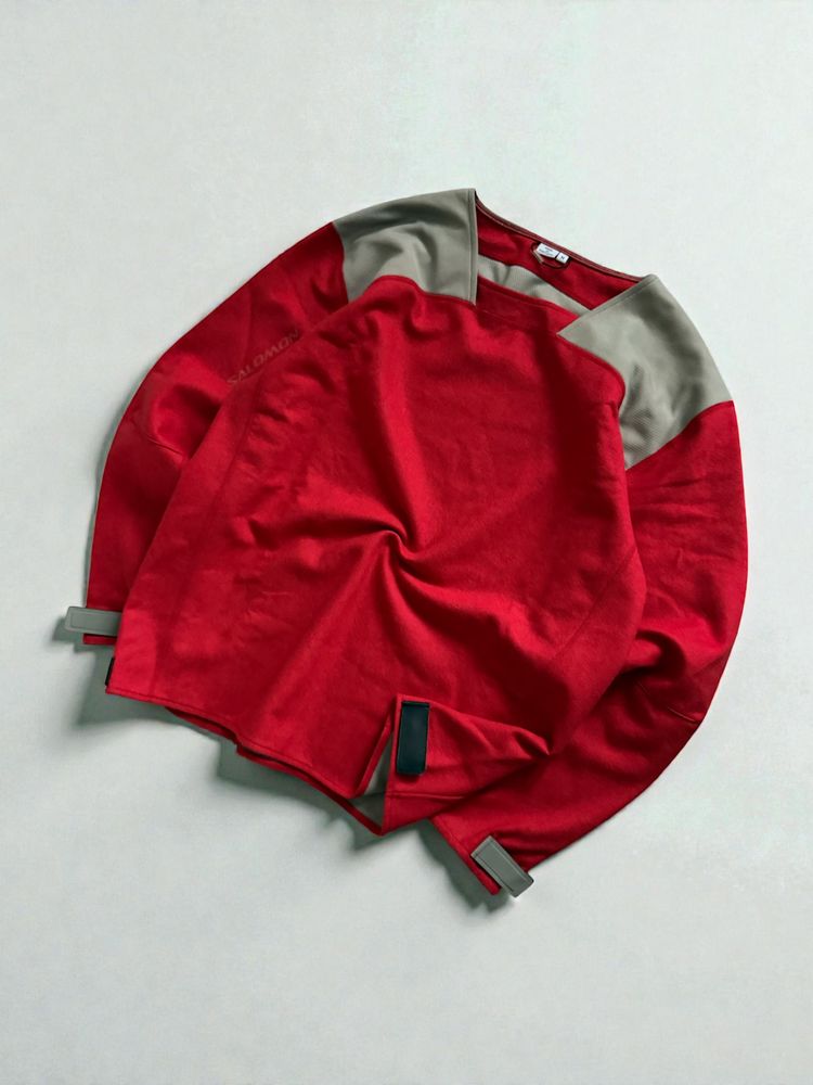 Salomon 2001 Bonded Wool Technical Sample Sweater - Size M 6