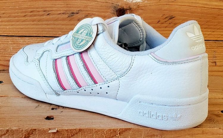 Adidas Continental 80 Low Leather Trainers UK6/US7.5/EU39 S42625 White/Pink image 13