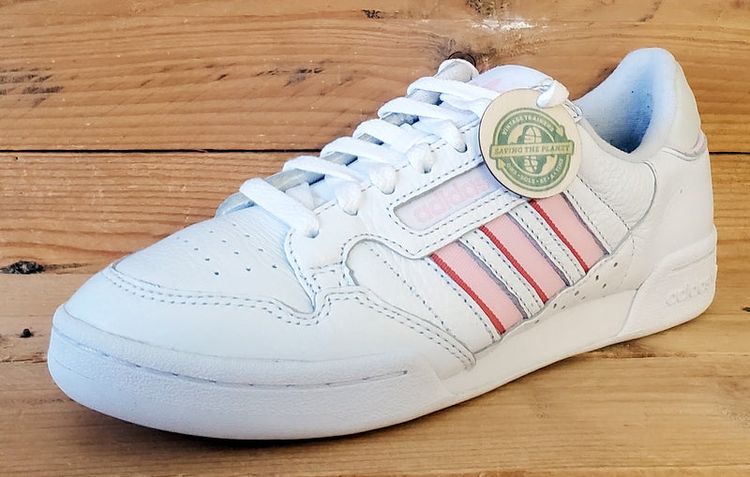 Adidas Continental 80 Low Leather Trainers UK6/US7.5/EU39 S42625 White/Pink image 7
