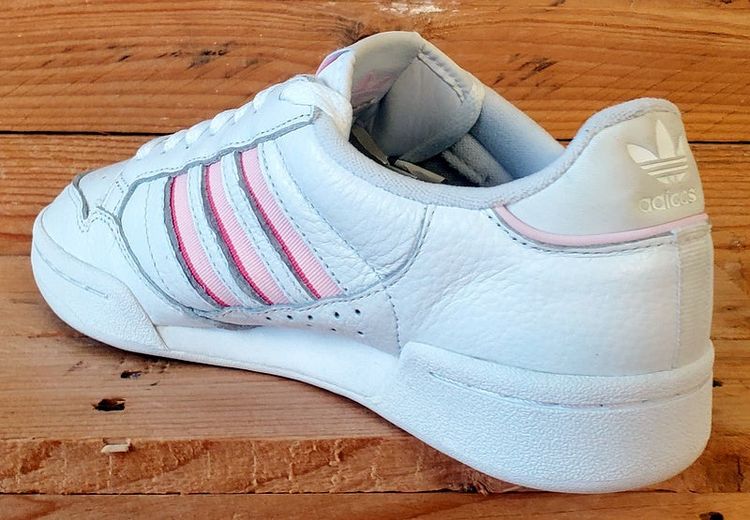 Adidas Continental 80 Low Leather Trainers UK6/US7.5/EU39 S42625 White/Pink image 11