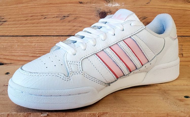 Adidas Continental 80 Low Leather Trainers UK6/US7.5/EU39 S42625 White/Pink image 6