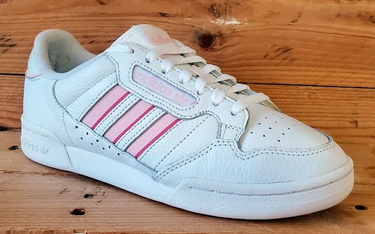 Adidas Continental 80 Low Leather Trainers UK6/US7.5/EU39 S42625 White/Pink image 2