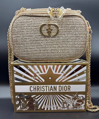 Christian Dior Gold Chain Shoulder Bag