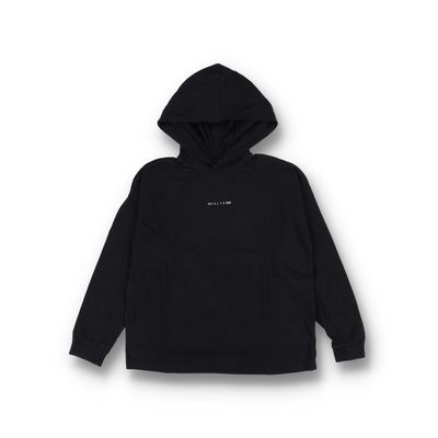 1017 ALYX 9SM Black Visual Logo Lightweight Hoodie