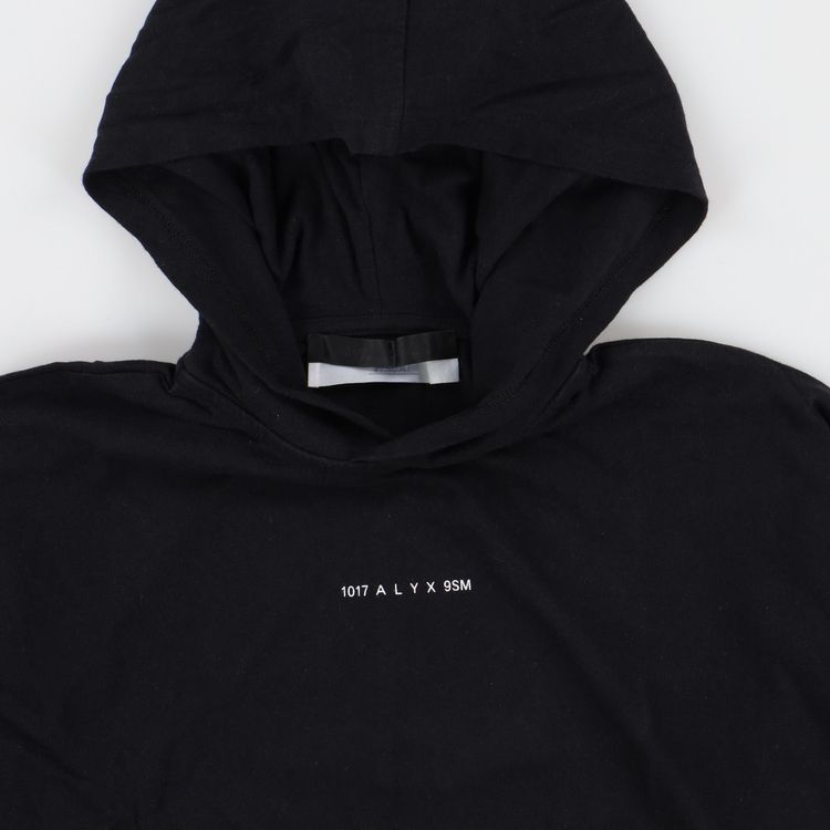 1017 ALYX 9SM Black Visual Logo Lightweight Hoodie image 9