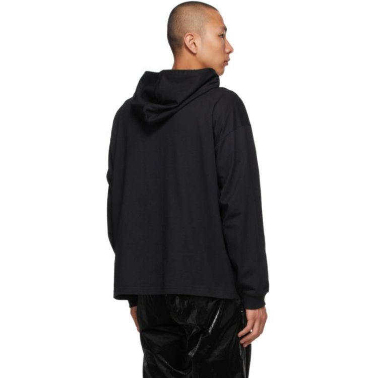 1017 ALYX 9SM Black Visual Logo Lightweight Hoodie image 7