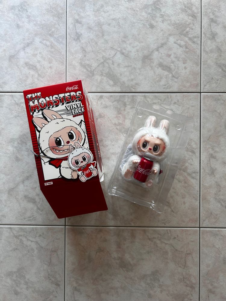Labubu POP MART THE MONSTERS Coca-Cola Vinyl Face Doll product image