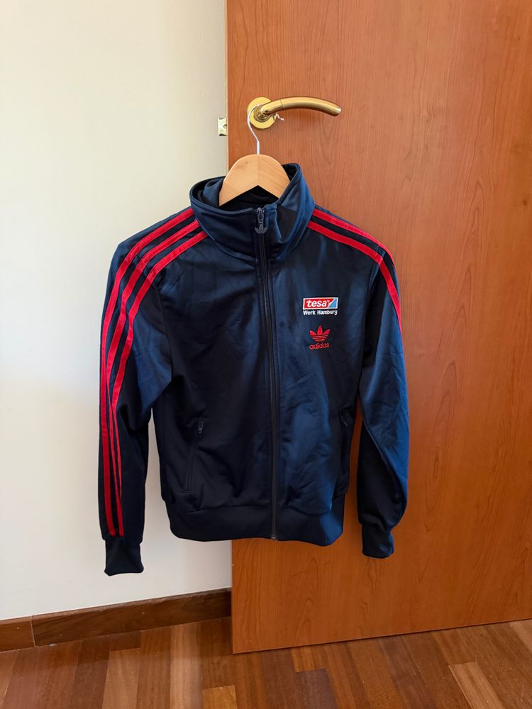 Adidas Originals Adidas Black Track Jacket With Red Stripes product image