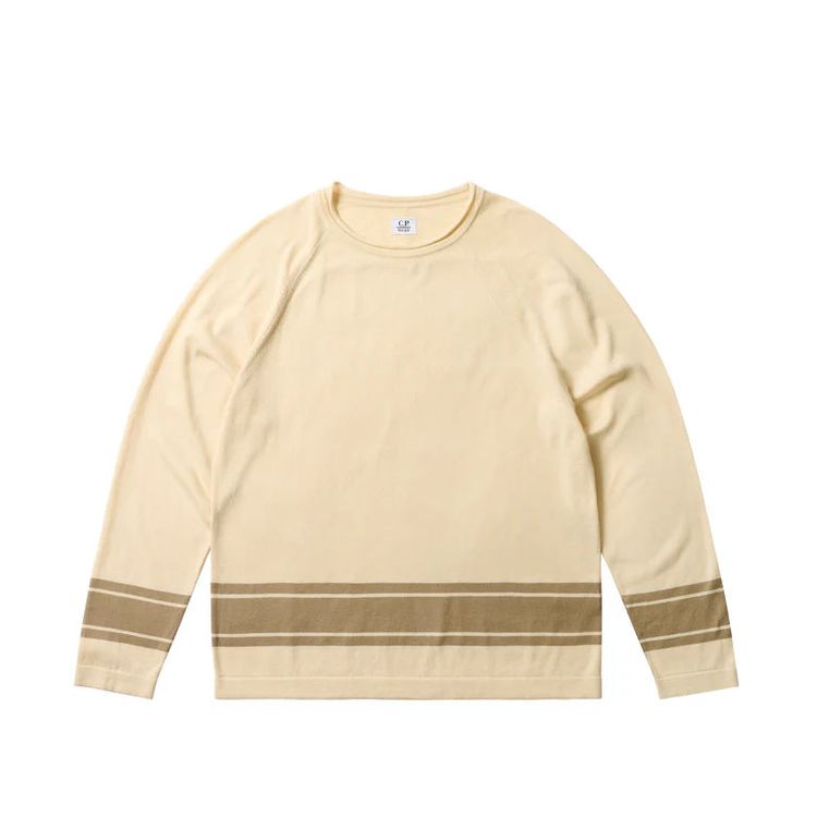 Palace C.P. Company Cotton Sea Island Mock Neck Knit Stone image 1