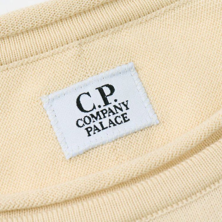 Palace C.P. Company Cotton Sea Island Mock Neck Knit Stone image 3