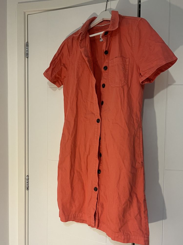 Joules Orange Button-Up Shirt Dress ( ref. 14)  product image