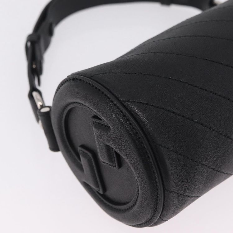 GUCCI Blondy Shoulder Bag Leather Black Silver 700170 Auth 210996V - Jerrillo image 10