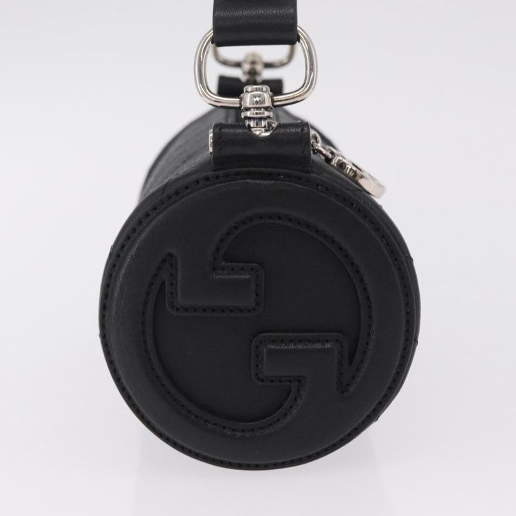 GUCCI Blondy Shoulder Bag Leather Black Silver 700170 Auth 210996V - Jerrillo image 5