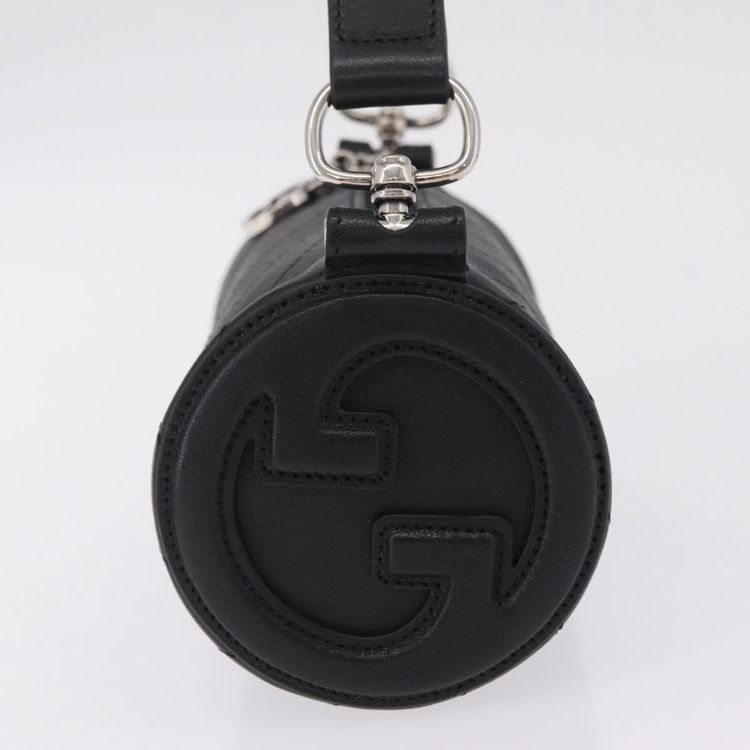 GUCCI Blondy Shoulder Bag Leather Black Silver 700170 Auth 210996V - Jerrillo image 4