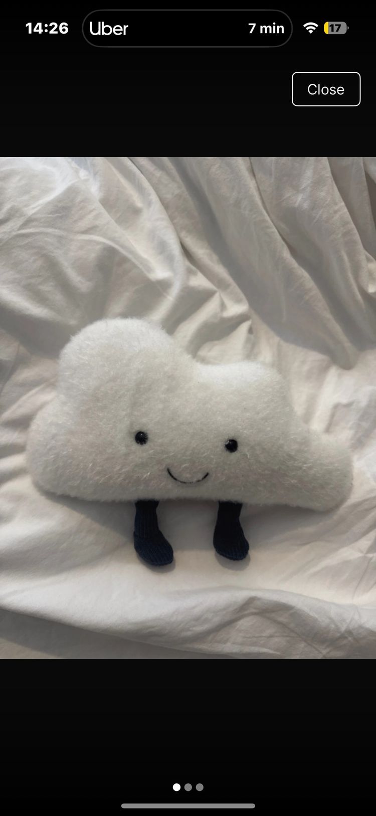 Other White Cloud Plush Toy With Legs product image